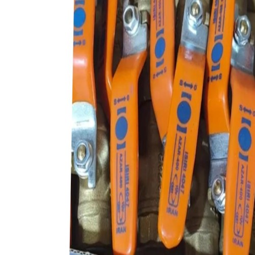 فروش شیر گازی یکو یک دوم برنجی آذر با کیفیت عالی