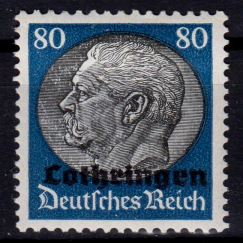 فروش تمبر آلمان رایش با سورشارژ لوتارنژی 1940 مهرنخورده