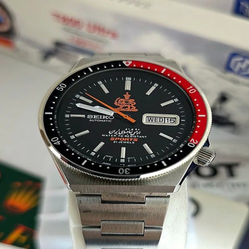 فروش ساعت سیکو ارتشی شاهنشاهی اتوماتیک با تقویم