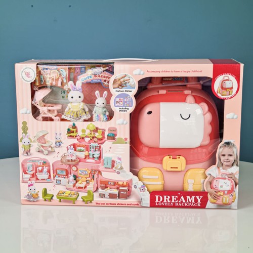 اسباب بازی خانه خرگوش مدل کوله پشتی BAY DREAMY