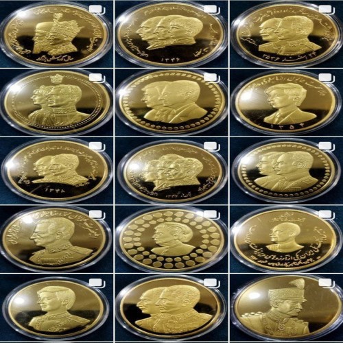 پک 25 عددی مدالیوم‌های طرح طلا ویژه فروش