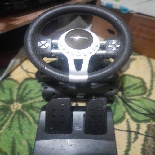 فروش فرمان حرفه‌ای پلی استیشن با پدال و اتصال چندگانه