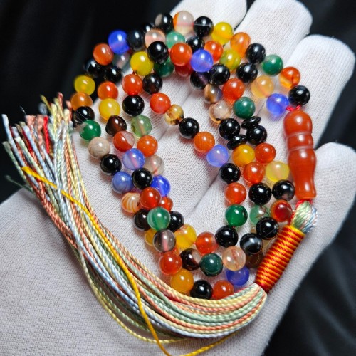 فروش تسبیح 101 دانه ام البنین عقیق معدنی با کیفیت عالی