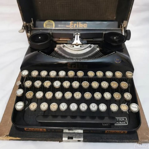 فروش ماشین تایپ اریکا آنتیک تمام فلزی قدیمی