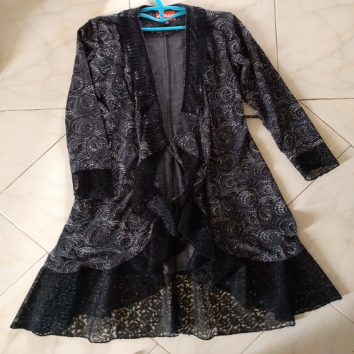 مانتو مجلسی گیپور دوزی عروسکی بسیار شیک