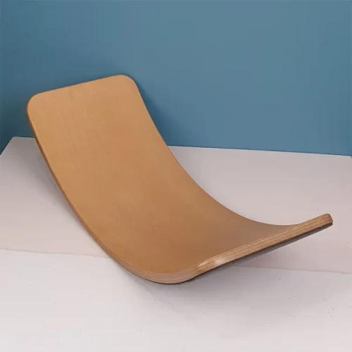 تخته تعادلی چوبی سایز بزرگ با زیره مشکی curvy پررنگ مدل P/5555/ME