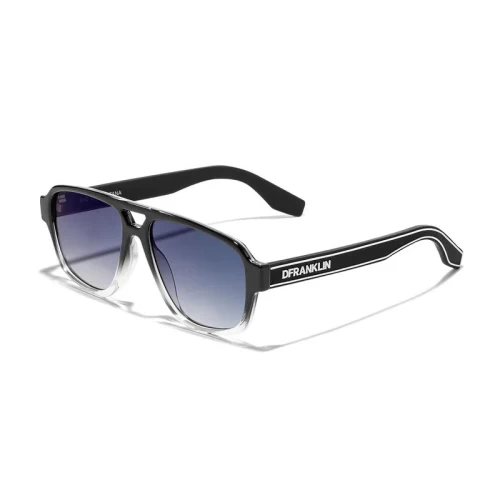 عینک آفتابی دی فرانکلین مدل D.franklin BIG D MONTANA / MID BLACK - BLUE FLASH - Image 3