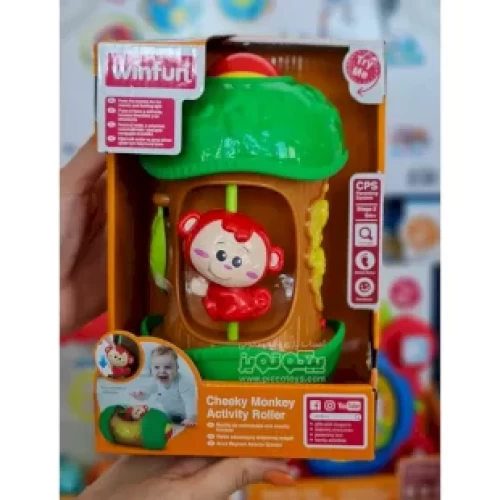 اسباب بازی موزیکال غلتک و میمون درختی winfun کد 000758