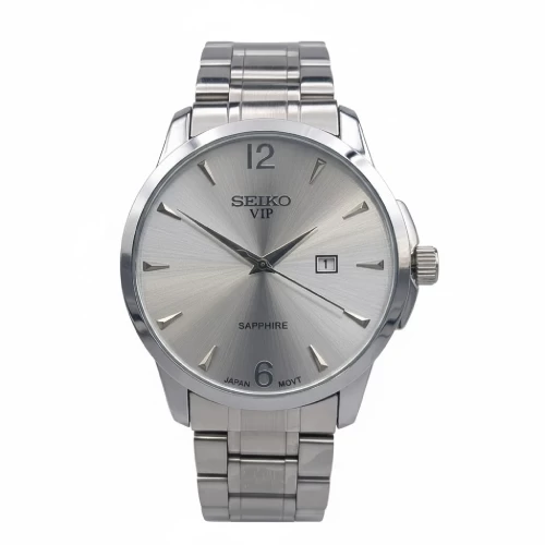 ساعت سیکو استیل صفحه سفید مردانه