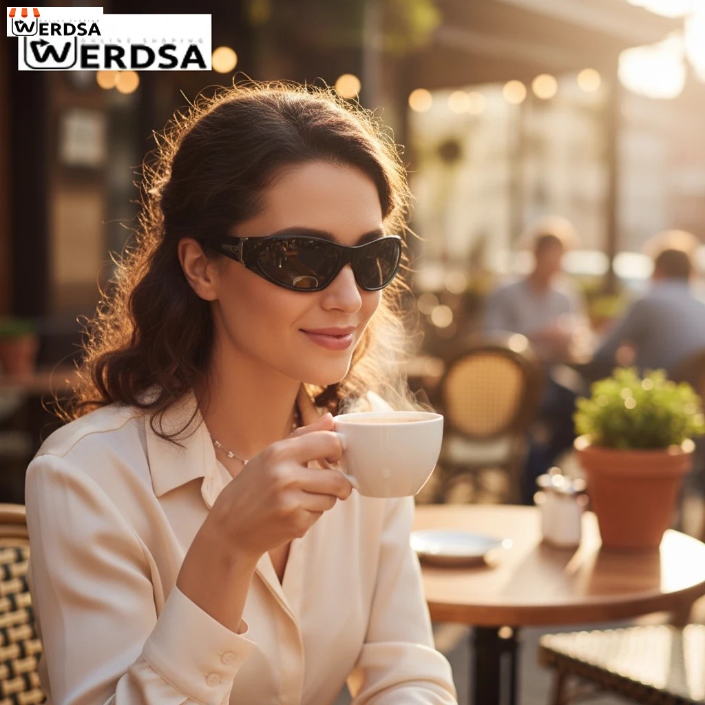 عینک آفتابی اسپرت PUGS با فریم مشکی و لنز دودی UV400