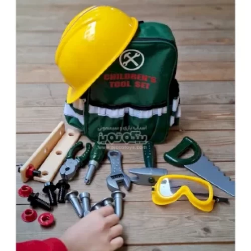 ست اسباب بازی ابزار مهندسی