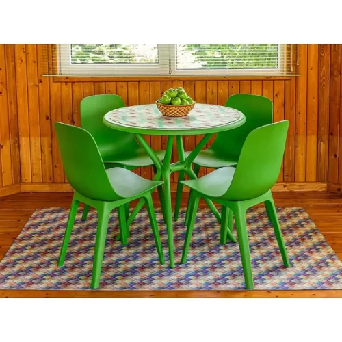 صندلی بزرگسال تیکا رنگ آبی فیروزه ای کد P/CH03/AF