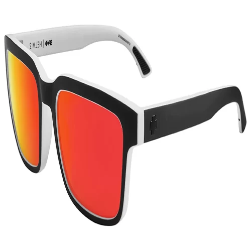 عینک آفتابی اسپای SPY Helm 2 Whitewall - HD Plus Gray Green Polar with Red Spectra Mirror - Image 2