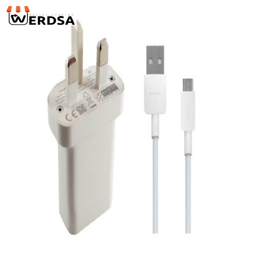 شارژر دیواری هوآوی مدل HW-050200B01 همراه با کابل Micro USB هوآوی