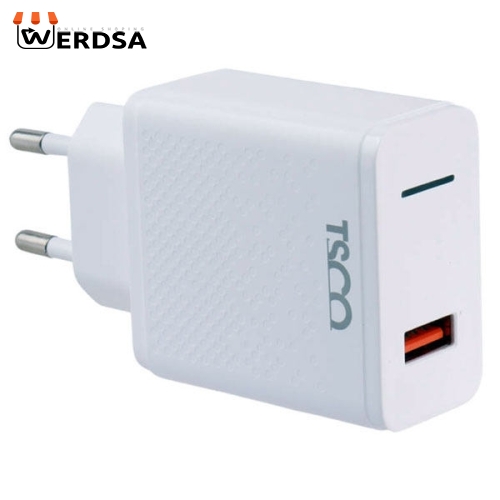شارژر دیواری تسکو مدل TTC 64 به همراه کابل تبدیل USB-C