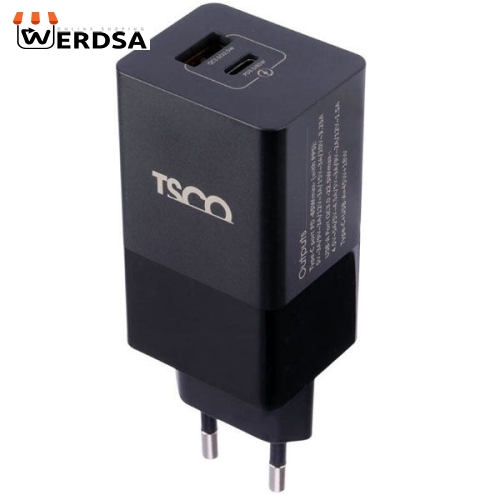 شارژر دیواری تسکو مدل TTC 67 به همراه کابل تبدیل USB-C