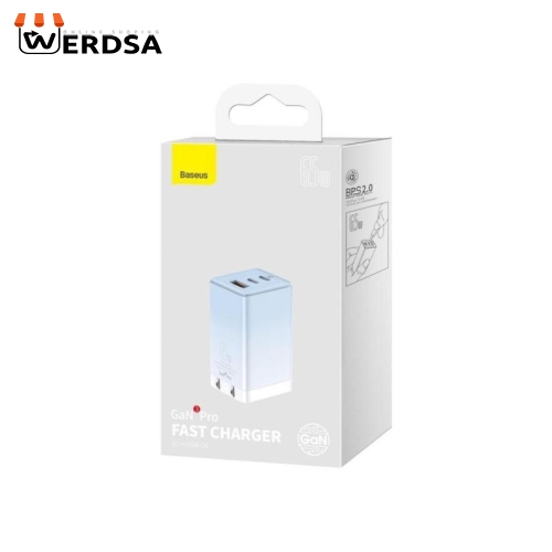 شارژر دیواری باسئوس مدل CCGGP-65W به همراه کابل USB-C