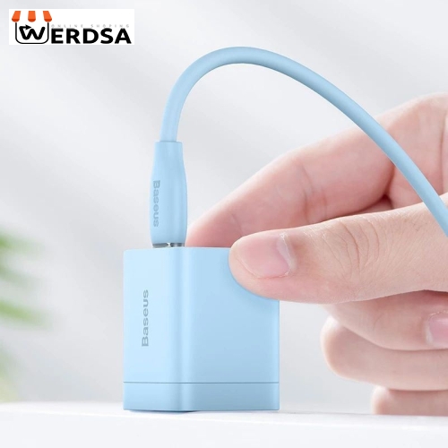 شارژر دیواری باسئوس مدل Quick Charger 20W به همراه کابل تبدیل لایتنینگ