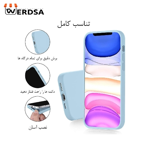 کاور مدل سیلیکونی مناسب برای تمامي   گوشی موبایل اپل iphone x/xs