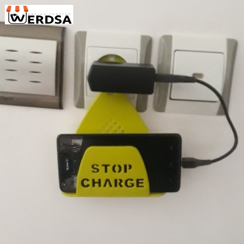 پایه نگهدارنده شارژر گوشی موبایل مدل Stop charge بسته 4 عددی