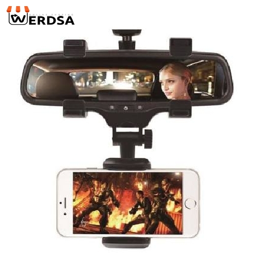 پایه نگهدارنده گوشی موبایل مدل car rearview mirror mount holder