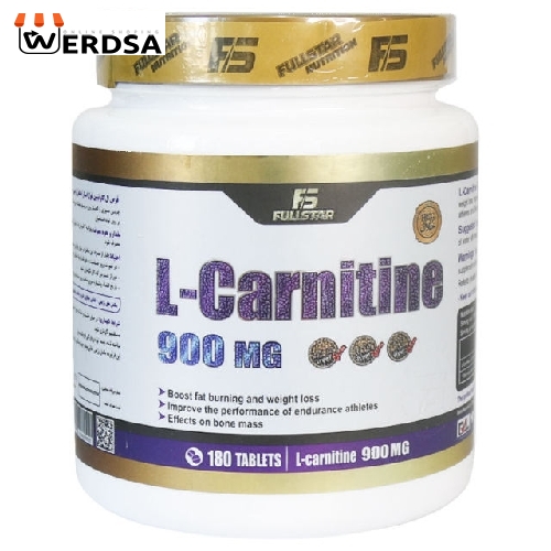 قرص ال کارنیتین 900 میلی گرم فول استار بسته 180 عددی