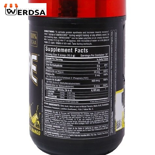 پودر بی سی ای ای آمینو کور آلمکس - 315 گرم