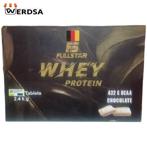 مکمل قرص پروتئین وی فول استار بسته 80 عددی