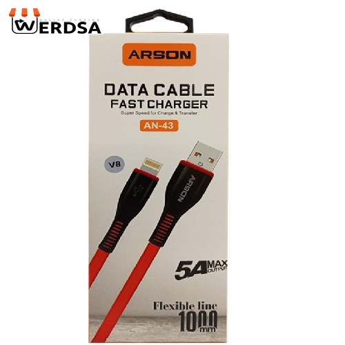 کابل تبدیل USB به MicroUSB آرسون مدل AN-43 طول 1 متر