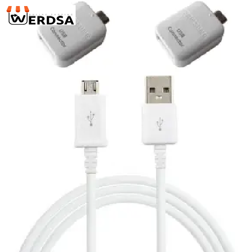 کابل تبدیل USB به microUSB مدل EP-DG925UWE طول 1.2 متر به همراه 2 عدد مبدل OTG microUSB