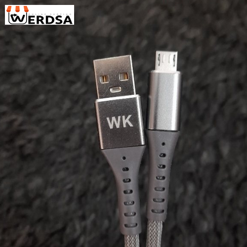 کابل شارژ USB به microUSB دبلیو کی مدل ORGINAL FAST CHARGE SIX طول 2 متر