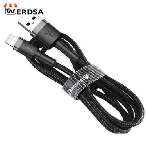 کابل تبدیل USB به لایتنینگ باسئوس مدل Cafule Cable طول 1 متر