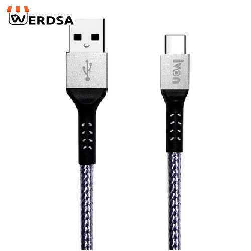 کابل تبدیل USB به USB-C آیوان مدل fast charge طول 1 متر