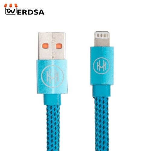کابل تبدیل USB به لایتنینگ اچ اند ام مدل C05 طول 0.2 متر