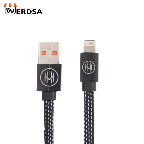 کابل تبدیل USB به لایتنینگ اچ اند ام مدل C05 طول 0.2 متر