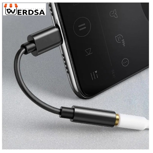 کابل تبدیل USB-C به جک 3.5 میلیمتری مدل ULS طول 0.1 متر