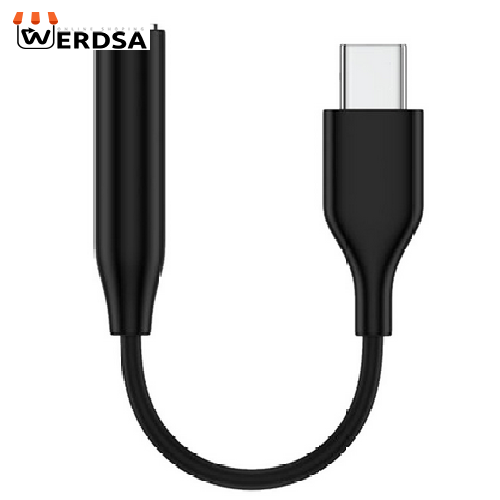کابل تبدیل USB-C به جک 3.5 میلیمتری مدل ULS طول 0.1 متر