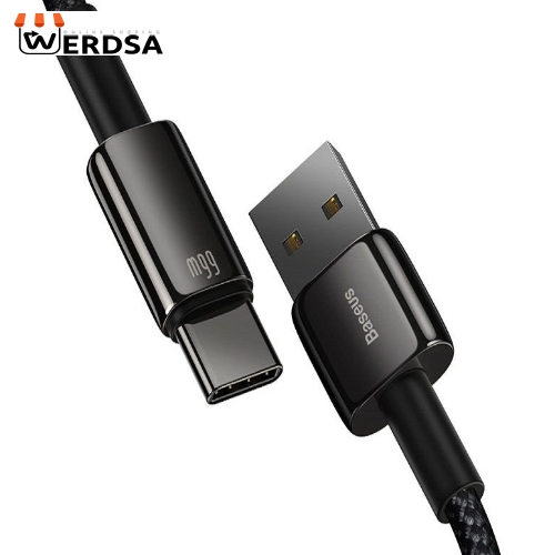 کابل تبدیل USB به USB-C باسئوس مدل CATWJ-B01 طول 1 متر