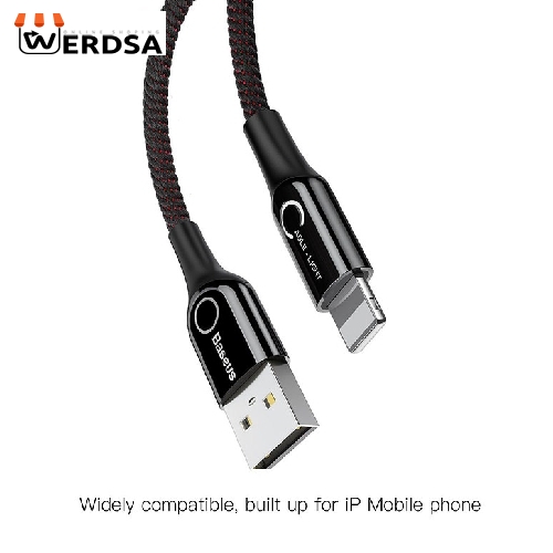کابل تبدیل USB به لایتنینگ باسئوس مدل CD_01 C-SHAPED طول 1 متر