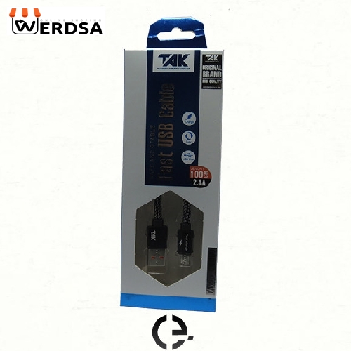 کابل تبدیل USB به microUSB تک مدل CK-300 طول 1 متر