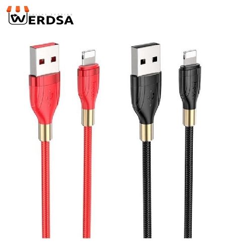کابل تبدیل USB به لایتنینگ مدل U92 طول 1.2 متر