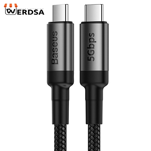 کابل تبدیل USB-C به USB-C باسئوس مدل CATKLF-WG1 طول 1 متر