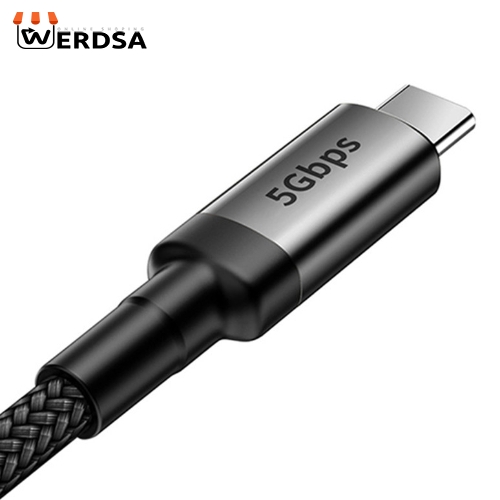 کابل تبدیل USB-C به USB-C باسئوس مدل CATKLF-WG1 طول 1 متر
