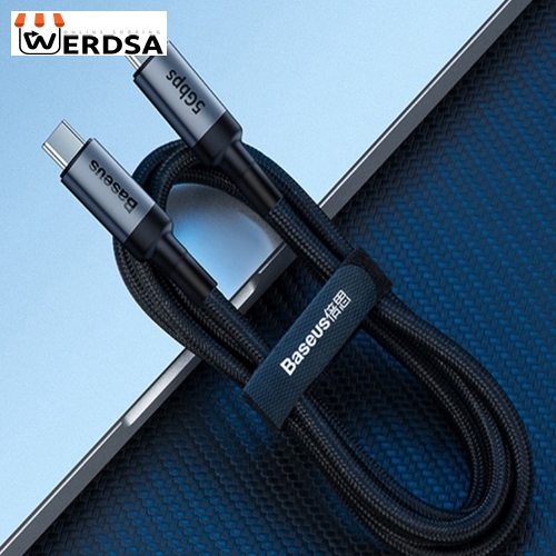 کابل تبدیل USB-C به USB-C باسئوس مدل CATKLF-WG1 طول 1 متر