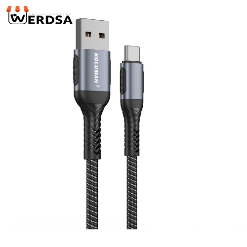 کابل تبدیل USB به USB-C کلومن پلاس مدل +K10 طول 1.5 متر