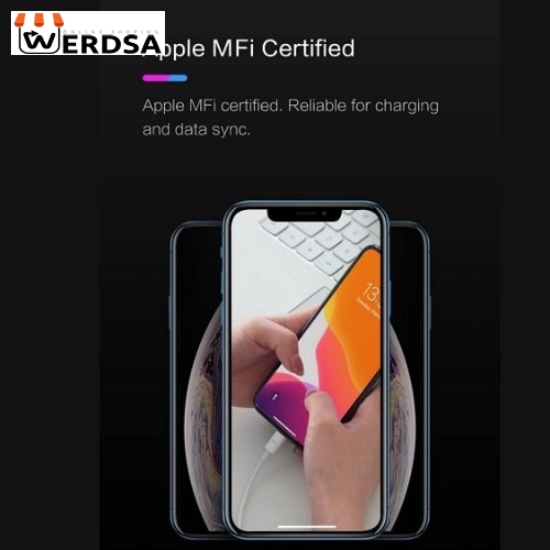 کابل تبدیل USB-C به لایتنینگ زد ام آی مدل AL870 طول 1 متر