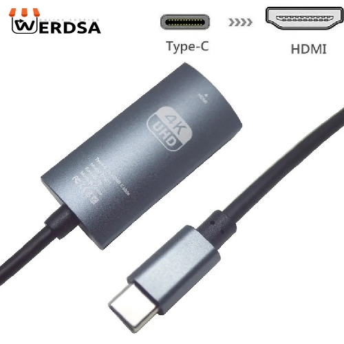 کابل تبدیل USB-C به HDMI مدل A41-00161-A56-11-2k21 طول 2 متر