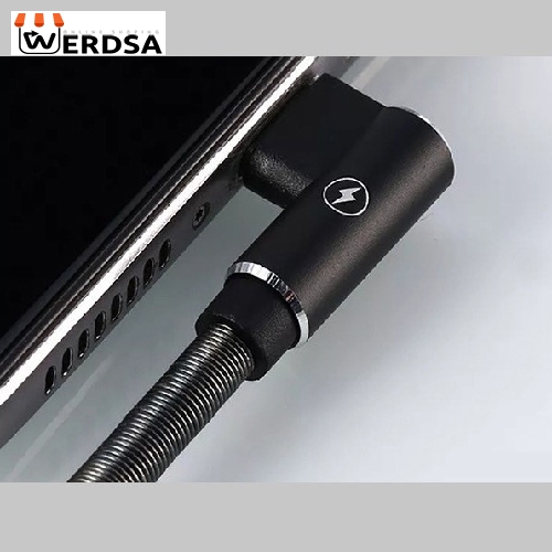 کابل تبدیل USB به لایتنینگ مدل Ranger-90 degree طول 1 متر