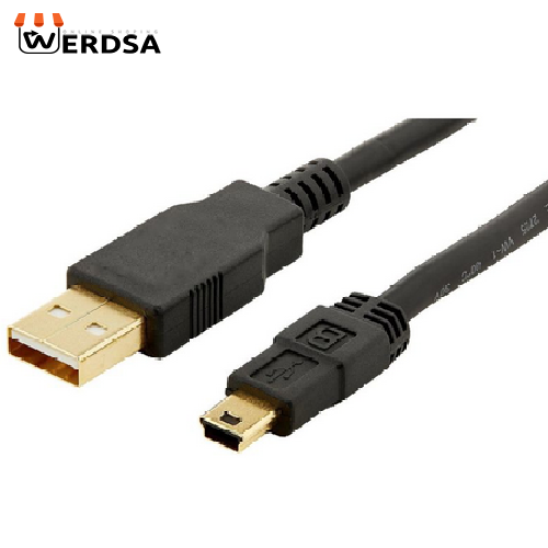 کابل تبدیل USB به Mini USB کی نت مدل mini usb cable به طول 1.5 متر