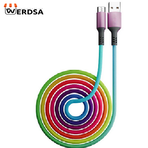 کابل تبدیل MicroUSB به USB مدل Color 01 طول 1 متر